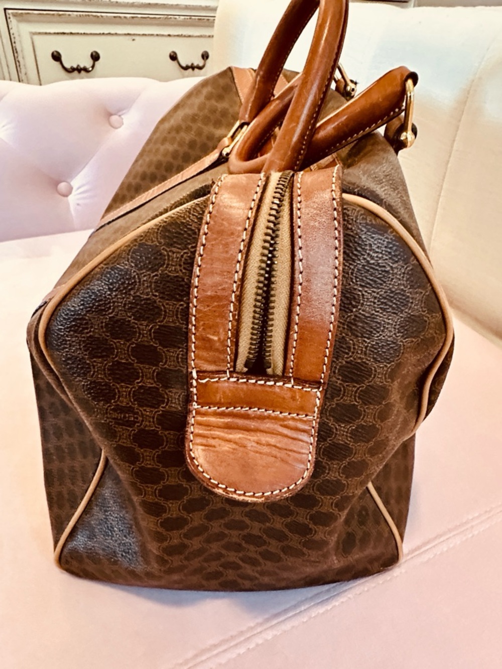 Celine Macadam Coated Canvas travel Bag - Picture 13 of 15